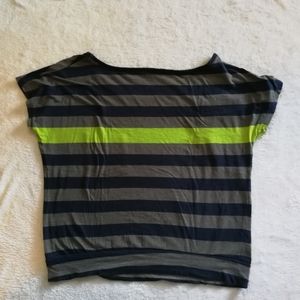 Bluenotes Striped Crop Top
